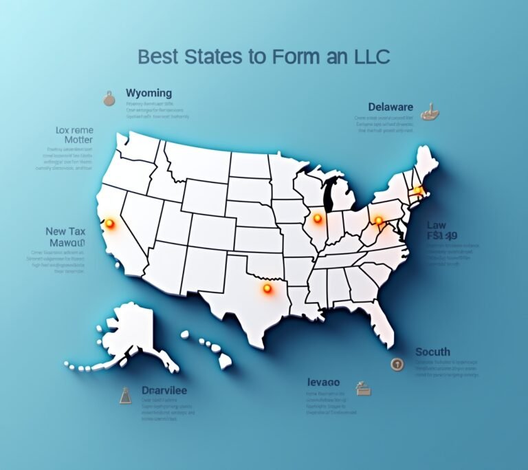 Map with pins marking different US states